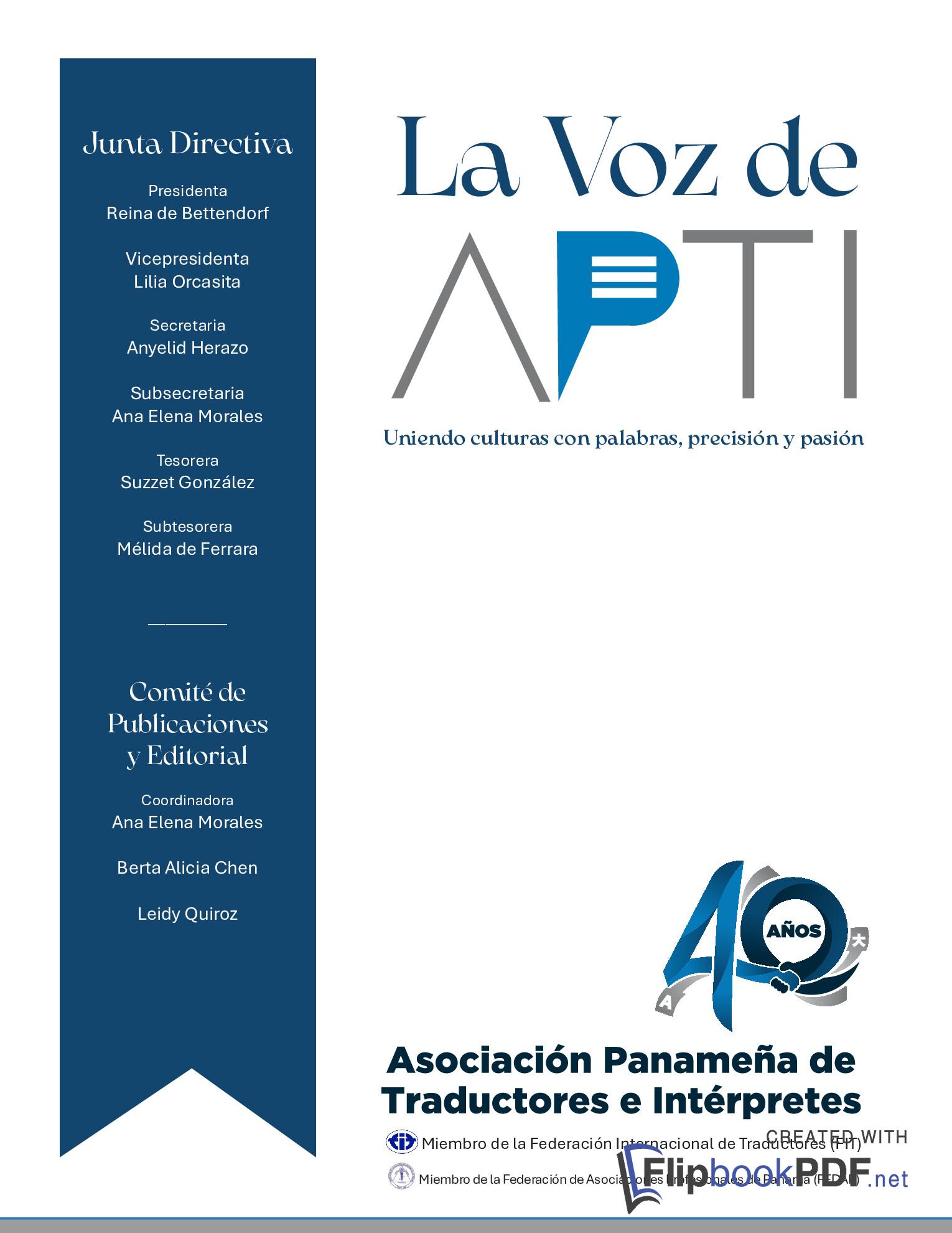 Boletin La Voz de Apti - Junio 2024