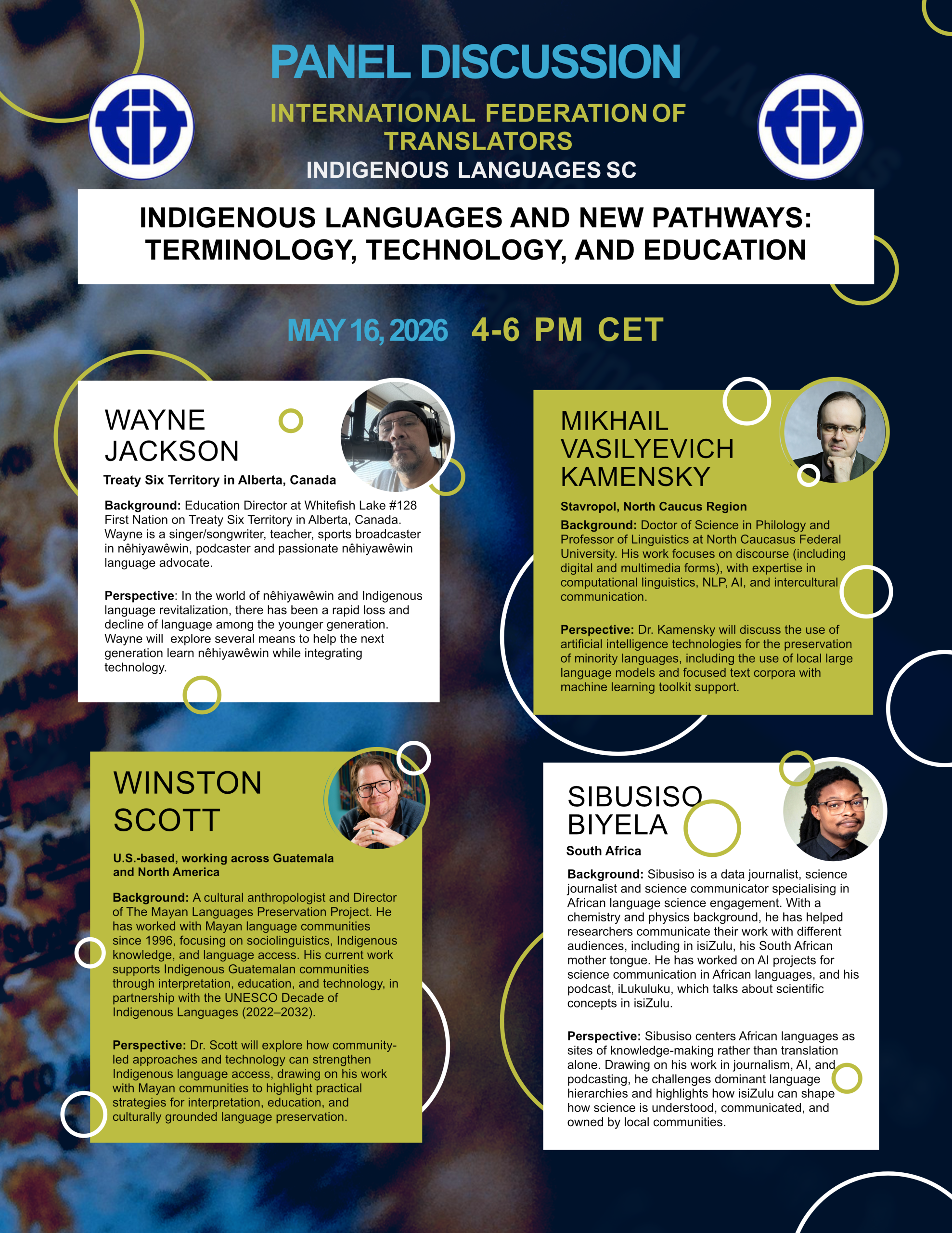Indigenous Languages and New Pathways: Terminology, Technology, and Education